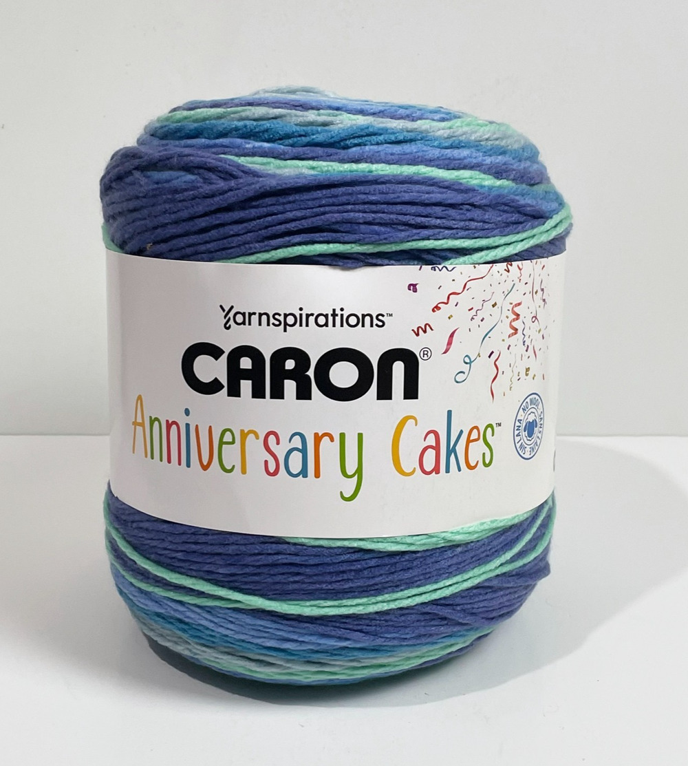 Yarnspirations Caron Anniversary Cakes Blueberry Birthday 35.3 oz 1061 yds